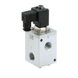 3-линейный клапан для воздуха высокого давления (5.0 МПа) с электропневматическим управлением